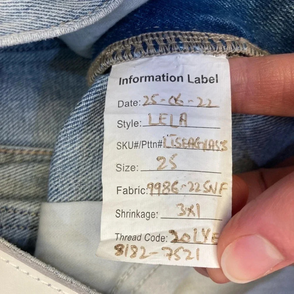 DL1961 Lela Slim Jeans |  Light Wash | Size 25 | NWOT - Picture 11 of 13